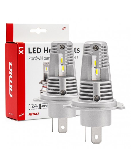 Żarówki samochodowe LED X1 Series AMiO H4