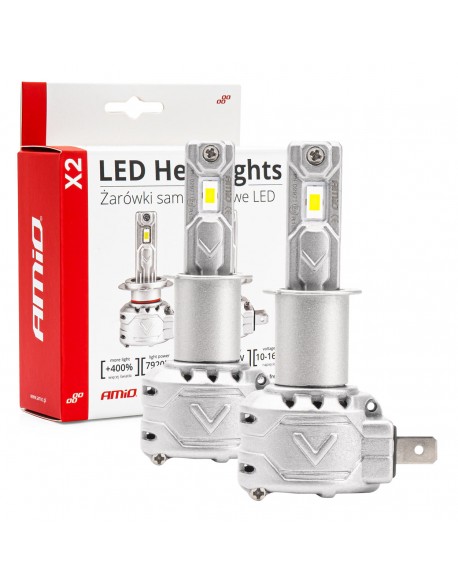 Żarówki samochodowe LED X2 Series AMiO H3