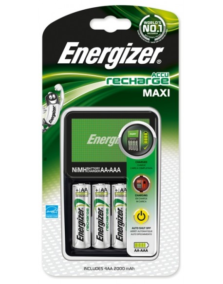 ładowarka Energizer Maxi + 4 x R6/AA 2000 mAh