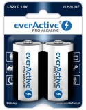 Baterie alkaliczne D / LR20 everActive Pro - 2 sztuki (blister)