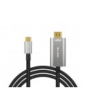 Przyłącze HDMI - USB-C 2m plecionka