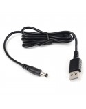 Kabel adapter zasilania z USB na DC 1.35/3.5 100cm Spacetronik