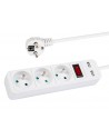 Przedłużacz sieciowy PR-370WSP/USB 3-Gniazda+USB z uziemieniem+wyłącznik 3m BIAŁY 3x1,5mm