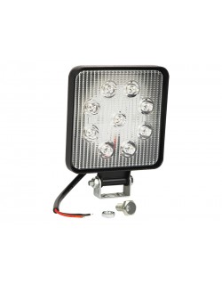 Samochodowa lampa robocza 9 LED kwadratowa 12V 4000K