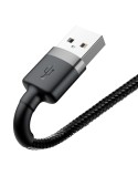 Baseus kabel Cafule USB - Lightning 1,0 m 2,4A szaro-czarny