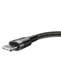 Baseus kabel Cafule USB - Lightning 1,0 m 2,4A szaro-czarny