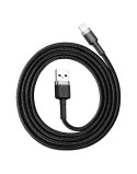 Baseus kabel Cafule USB - Lightning 1,0 m 2,4A szaro-czarny