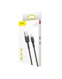 Baseus kabel Cafule USB - Lightning 1,0 m 2,4A szaro-czarny