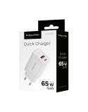 Ładowarka sieciowa Kruger&Matz 65 W GaN z funkcją Power Delivery i Quick Charge