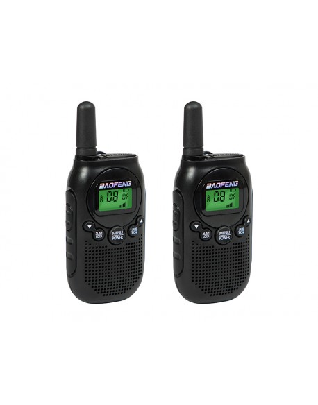 Radiotelefon PMR BF-T6 2W 2szt czarny BAOFENG