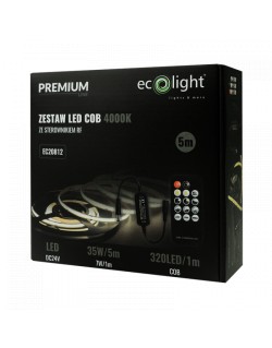 ZESTAW LED 320 COB 24V IP20 4000K /5m/