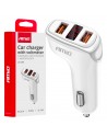 Ładowarka samochodowa 2x USB-A + woltomierz 3.1A