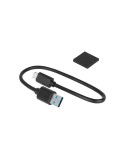 Obudowa dysku 2,5" SATA USB C 3.1 Rebel przeźroczysta