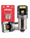 Żarówki LED CANBUS PRO T4W BA9S 4x2016 SMD białe 12V 24V AMIO-03579