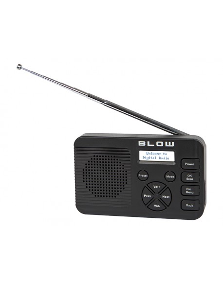 Radio kuchenne FM/DAB+ BLOW RK4 BT czarne