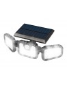 Lampa uliczna solarna 3 reflektory + czujnik