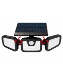 Lampa uliczna solarna 3 reflektory + czujnik