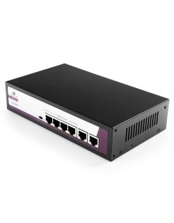 SWITCH 6-portowy 100Mbps POE 65W SP-SF1006P