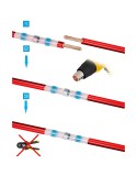 Rurki termokurczliwe z cyną i klejem 0.5-1.0mm 30 szt. VMG-S21 Vayox