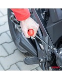 Klucze imbusowe HEX z kulką extra długie imbusy zestaw CRV 9 szt.