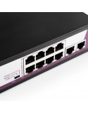 SWITCH 10-portowy 100Mbps POE 120W SP-SF1010P