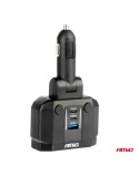 Rozdzielacz rozgałęźnik gniazda zapalniczki PD30W PD20W QC3.0 12V 24V + woltomierz