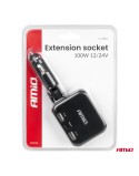 Rozdzielacz gniazda zapalniczki z ładowarką 2x USB-A 1x USB-C 12V 24V 100W 180°