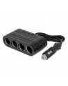 Rozdzielacz gniazda zapalniczki z ładowarką 2x USB-A 1x USB-C 12V 24V 120W 80cm