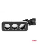 Rozdzielacz gniazda zapalniczki z ładowarką 2x USB-A 1x USB-C QC4.0 12V 24V 120W 80cm