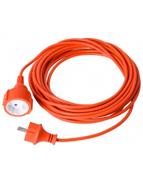 Przedłużacz uniwersalny pomarańczowy 10m 2x1mm2
