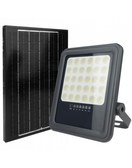 Naświetlacz LED ABS 100W 4000K z P. SOLARNYM