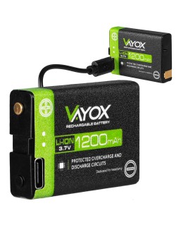 Akumulator 3.7V 1200mAh do latarek czołowych VA0255 Vayox