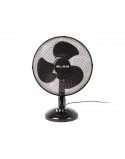 MOCNY WENTYLATOR CICHY WIATRAK BIURKOWY OBROTOWY 3 TRYBY OSCYLACJA 40W 30CM
