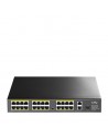 Switch 24x PoE 2x Uplink 300W do kamer IP 250m VLAN SFP FS1026PS1