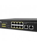 Switch 24x PoE 2x Uplink 300W do kamer IP 250m VLAN SFP FS1026PS1