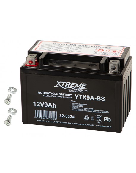 Akumulator motocyklowy 12V 9Ah XTREME