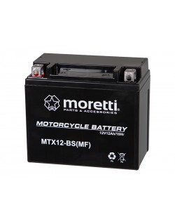 Akumulator motocyklowy 12V 12Ah MTX12-BS MORETTI