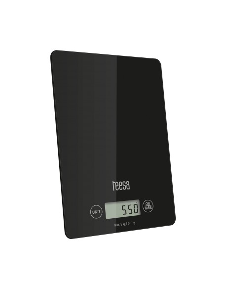 Waga kuchenna szklana czarna