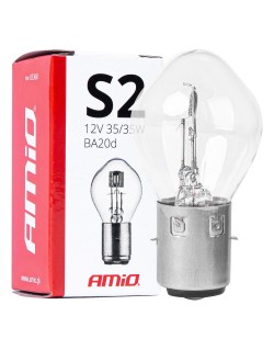 Żarówka halogenowa S2 12V 35/35W BA20d AMIO-03368