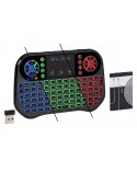 Klawiatura bezprzewodowa 2,4GHz+bluetooth miniKS-6 +touchpad