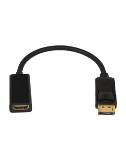 PrzejścieHDMI gniazdo HDMI-wtyk DISPLAY PORT 0,2m