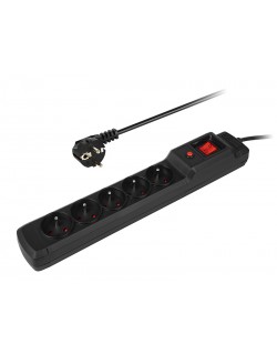 Filtr sieciowy 1,5m ARC-5 czarny