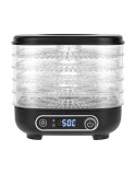 Suszarka do grzybów , warzyw , owoców , 300W , 5 sit , wyświetlacz , termoobieg , TEESA