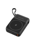 POWERBANK indukcyjny Kruger&Matz 10000 mAh magnetyczny z kablem czarny