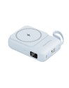 POWERBANK indukcyjny Kruger&Matz 10000 mAh magnetyczny z kablem niebieski