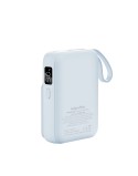 POWERBANK indukcyjny Kruger&Matz 10000 mAh magnetyczny z kablem niebieski