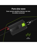 Przetwornica napięcia Inwerter Green Cell 12V na 230V 1000W/2000W Czysta sinusoida