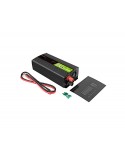 Przetwornica napięcia Green Cell PowerInverter LCD 12 V 500W/1000W Przetwornica samochodowa z wyświetlaczem - czysty sinus