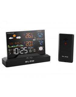 Stacja pogodowa bezprzewodowa BLOW WS104 czarna"