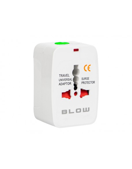 Wtyk sieciowy uniwersalny/EUROPE biały